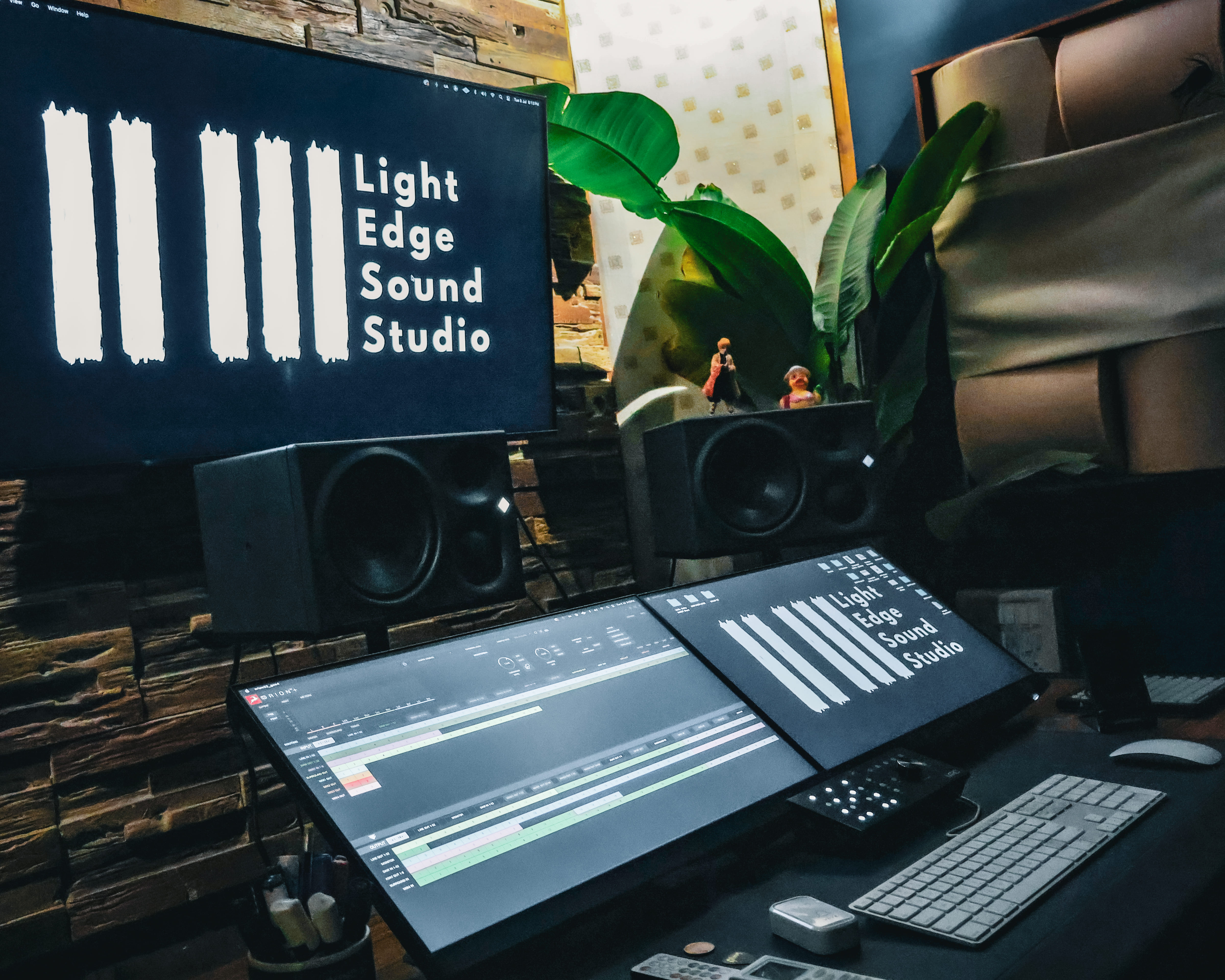 Light Edge Sound Studio control room